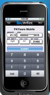 PayPal Mobile & iPhone VeriFone PAYware Credit Card Processing & Bump