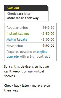 HTC EVO 4G Shortage Sold OUt.JPG