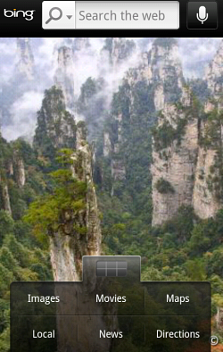 Android an’ Droid App: Bing for Mobile Android App 4 Verizon Customers