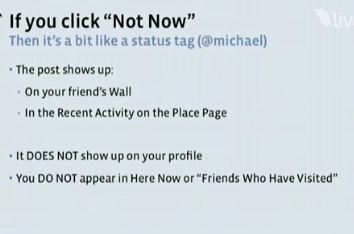 Live Blogging Facebook Places Product Launch Here Now and Not Now- Gong Show