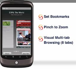 Android an’ Droid Fast Browser App:  Skyfire Fast Video and Social Sharing
