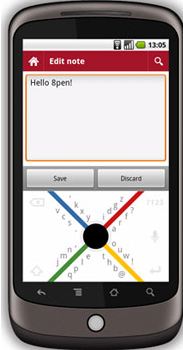 Android Apps: 8pen Faster Writing with Gestures