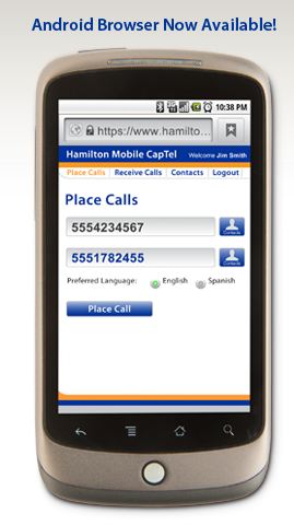 Captions of Phone Conversations for Android, iPhone & BlackBerry