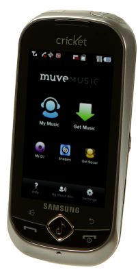 Cricket Muves to the Music with Unlimited Free Muve Music Service & Samsung Suede