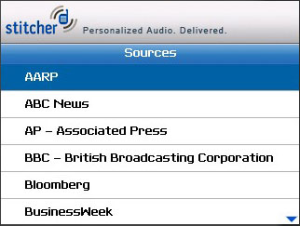 BlackBerry (Storm, Tour, Curve, Bold) Free App Updates 2Day: Stitcher Radio 1.2