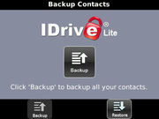 iPhone / BlackBerry(Storm,Bold, Curve, Pearl) Free Apps 2DAy: iDrive Lite Contact Backup iPhone / BlackBerry(Storm,Bold, Curve, Pearl) Free Apps 2DAy: iDrive Lite Contact Backup