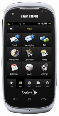 Samsung Sprint HD with HD Out Coming Out Sept. 27 at Best Buy