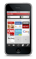 iPhone, BlackBerry Curve, Lotus, Instinct and BlackBerry Curve Top Opera Mini Smartphones