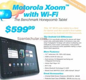 Sprint News:  Nexus S 4G, Motorola Xoom Wi-Fi & BB PlayBook May 8 Release Date?