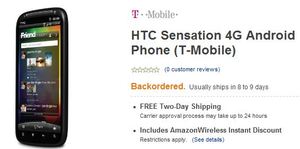 HTC Sensation On Sale 2Day Back-ordered, Sensational Deals, Will it Sell Out?
