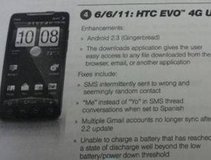 HTC EVO Update: HTC EVO 4G Update to Android 2.3 Gingerbread Released, Netflix Fix in Works