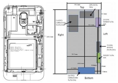 Samsung Galaxy S II: Samsung Galaxy S II Within for Sprint Within FCC with WiMAX & PTT