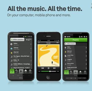 Free Spotify Music Spotted in U.S. – Motorola Partners for Motorola Photon & Droid Bionic