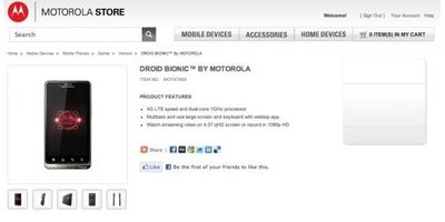 Droid Bionic News: Official Droid Bionic Release Date 9/8? Webtop Accessories & Webstore