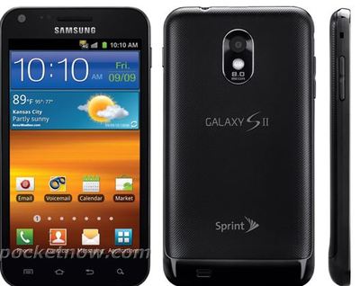 Samsung Galaxy S II News:  Samsung Epic 4G Touch (Sprint) Pictured
