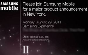 Samsung Galaxy News:  Samsung Galaxy S II August 29 Release Date Reveal Event Before iPhone