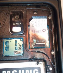 Samsung galaxy Explosion